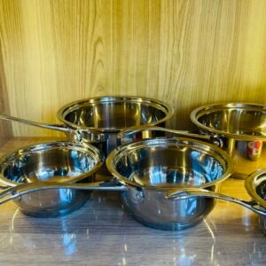 set de casseroles en inox 5 pièces Promo Sara